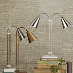 Настольная лампа c двумя поворотными плафонами TwoDirections варинант исполнения - 5 | Loft Concept в Саратове