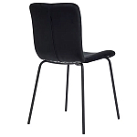 Стул черный с обивкой из велюра Black Archie Chair варинант исполнения - 3 | Loft Concept в Саратове