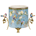 Фарфоровое кашпо с птицами Eden Garden варинант исполнения - 1 | Loft Concept в Саратове