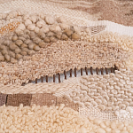 Тканый вручную монументальный настенный гобелен Earth Flow варинант исполнения - 2 | Loft Concept в Саратове