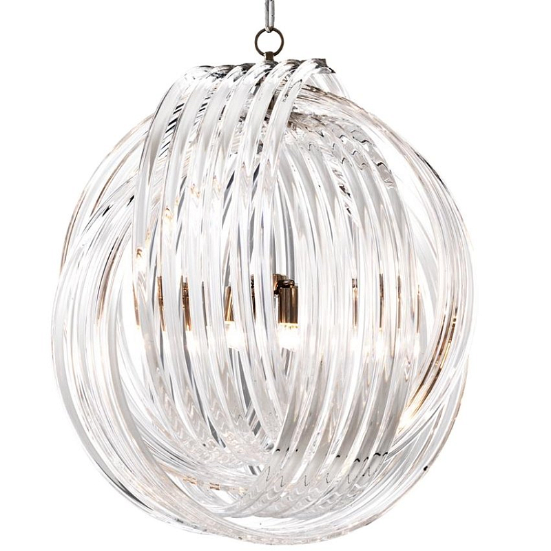 Люстра Chandelier Marco Polo L Прозрачный (Transparent) Никель Люстра Chandelier Marco Polo L Прозрачный (Transparent) Никель в Саратове | Loft Concept