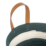 Корзина для хранения с ручками Interlacement Green  варинант исполнения - 2 | Loft Concept в Саратове