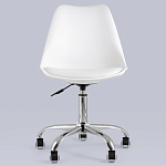 Офисный стул на металлическом основании EGGERY White варинант исполнения - 4 | Loft Concept в Саратове