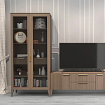 Витрина 2-х дверная с 5-ю полками и 2-мя ящиками Harper Line варинант исполнения - 2 | Loft Concept в Саратове