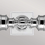 Бра для ванных комнат горизонтальное с двумя матовыми стеклянными цилиндическими плафонами Feiss варинант исполнения - 2 | Loft Concept в Саратове