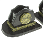 Настольный письменный набор из змеевика из 7-ми элементов Successful Leader варинант исполнения - 5 | Loft Concept в Саратове