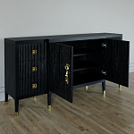 Большой Комод-буфет Elsa Dreams Black с ящиками варинант исполнения - 5 | Loft Concept в Саратове