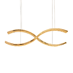 Люстра волнистой формы с фактурным хрустальным плафоном Light Delight варинант исполнения - 7 | Loft Concept в Саратове