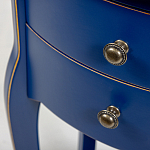 Синяя тумба на фигурных ножках Shelby варинант исполнения - 6 | Loft Concept в Саратове