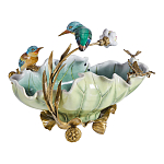 Чаша в виде листка лотоса с птицами Eden Garden варинант исполнения - 2 | Loft Concept в Саратове