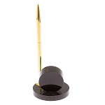 Часы настольные с ручкой из натурального камня Stone Clock варинант исполнения - 3 | Loft Concept в Саратове