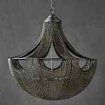 Люстра в форме колокола с декором из тонких железных нитей Jagged Pattern варинант исполнения - 5 | Loft Concept в Саратове