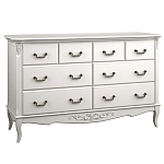 Комод белый из массива бука в стиле прованс White Provence варинант исполнения - 1 | Loft Concept в Саратове