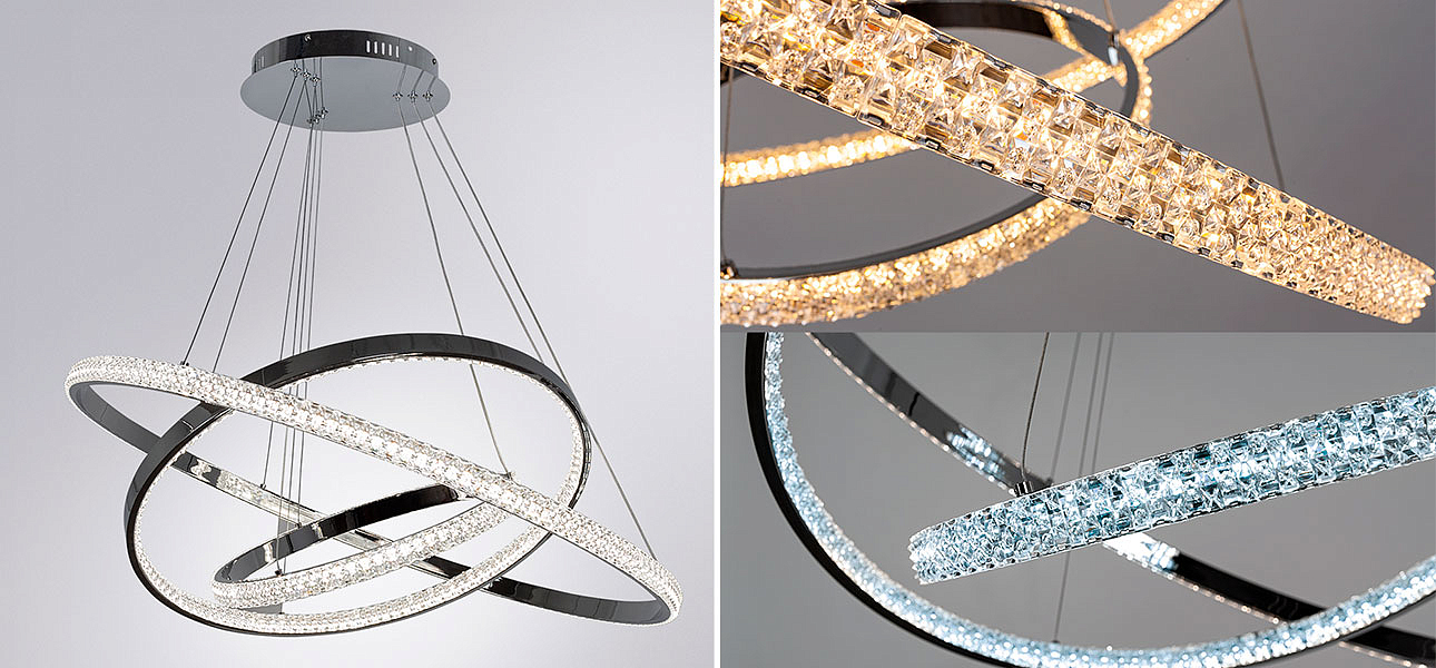 Люстра дизайнерская Silver Rings of Venus Люстра дизайнерская Silver Rings of Venus - Loft-Concept в Саратове