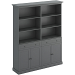 Двойной стеллаж с ящиками и дверцами Percent Rack варинант исполнения - 1 | Loft Concept в Саратове