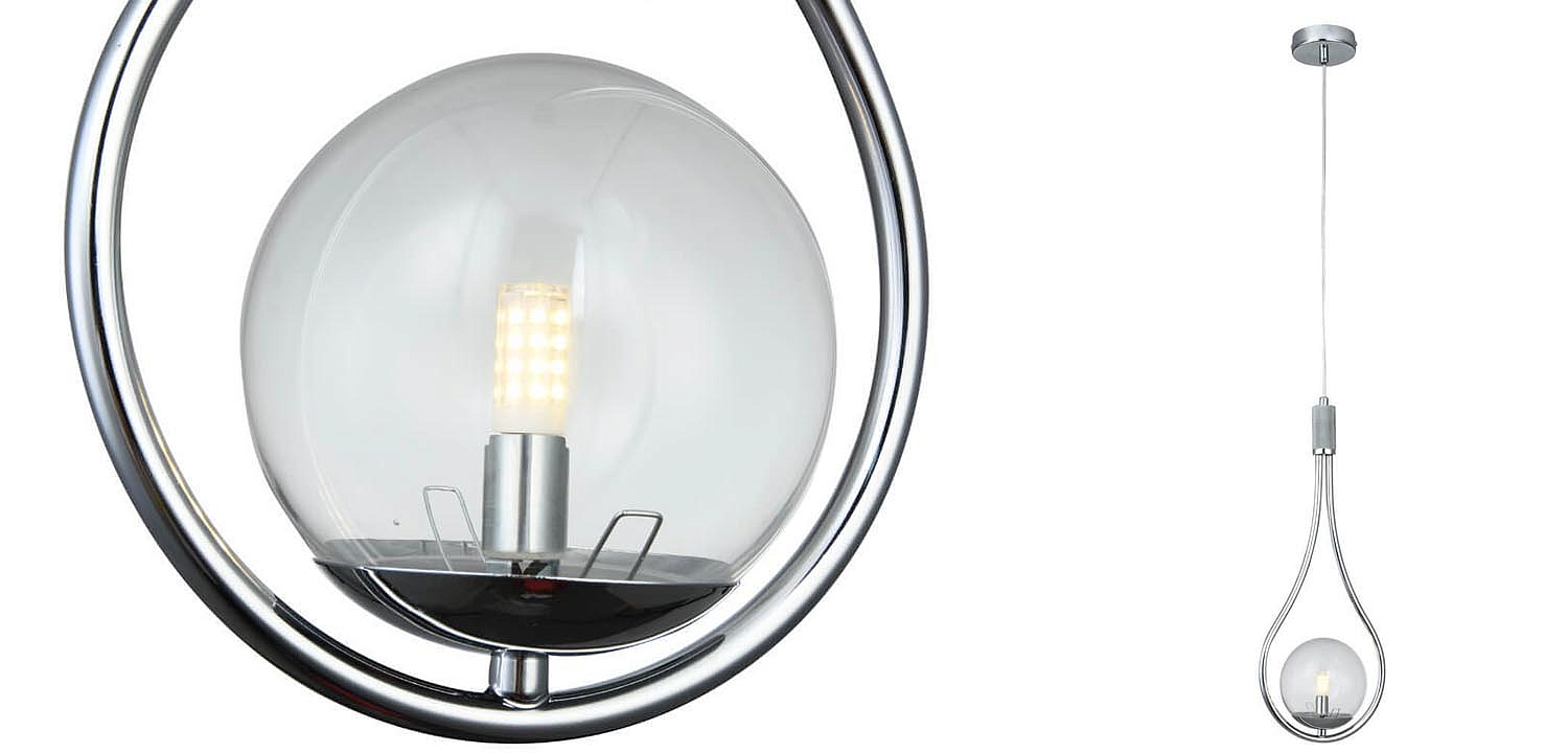 Подвесной светильник B.LUX C Ball drop chrome Подвесной светильник B.LUX C Ball drop chrome - Loft-Concept в Саратове