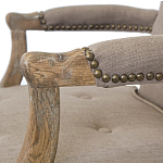 Кресло Aubrey Classical Armchair brown flax варинант исполнения - 4 | Loft Concept в Саратове