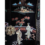 Шкаф черный в китайском стиле  Chinese Cabinet Black варинант исполнения - 2 | Loft Concept в Саратове