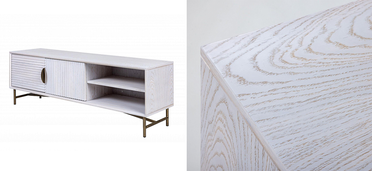 ТВ-тумба Antique Order Шпон Беленого дуба ТВ-тумба Antique Order Шпон Беленого дуба - Loft-Concept в Саратове
