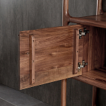 Стеллаж в гостиную для книг Moon Walnut Furniture варинант исполнения - 9 | Loft Concept в Саратове