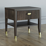 Прикроватная тумбочка с ящиком Elsa Dreams Walnut варинант исполнения - 1 | Loft Concept в Саратове