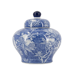 Ваза с крышкой в китайском стиле Гранатовое дерево Blooming Pomegranate варинант исполнения - 9 | Loft Concept в Саратове