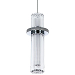 Подвесной светильник хром Odile Acrylic Tube Hanging Lamp Chrome варинант исполнения - 1 | Loft Concept в Саратове