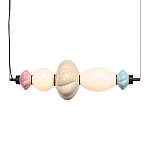 Подвесной светильник фигруный с керамическими элементами 18W LED Fragrant Light варинант исполнения - 2 | Loft Concept в Саратове