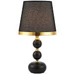 Настольная лампа с абажуром Altera Lampshade Black Gold Table Lamp варинант исполнения - 1 | Loft Concept в Саратове