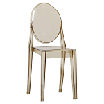 Прозрачный стул с янтарным оттенком LOUIS GHOST CHAIR варинант исполнения - 1 | Loft Concept в Саратове
