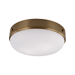 Потолочный светильник круглой формы с белым выпуклым матовым плафоном Feiss варинант исполнения - 1 | Loft Concept в Саратове