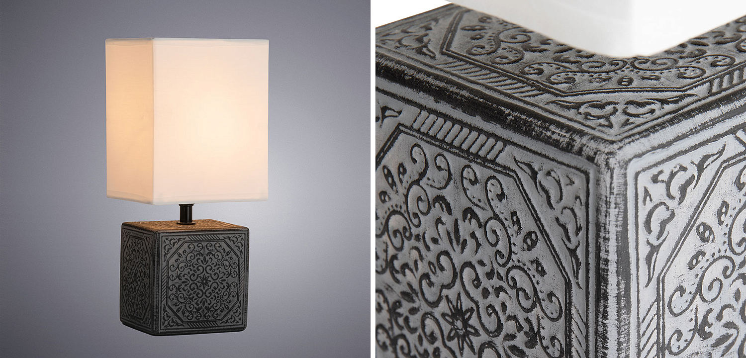 Настольная лампа Lazio Black Table Lamp Настольная лампа Lazio Black Table Lamp - Loft-Concept в Саратове