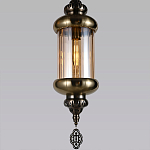 Подвесной светильник с янтарным стеклянным плафоном Amber Queen варинант исполнения - 3 | Loft Concept в Саратове