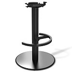 Барный стул вращающийся со спинкой и подлокотниками Douglas Rhombus Черный Велюр варинант исполнения - 4 | Loft Concept в Саратове