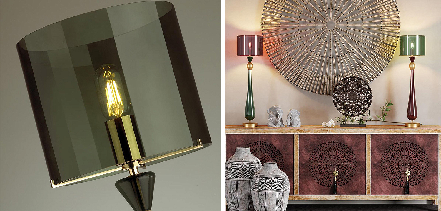 Настольная лампа Roser Green Table Lamp Настольная лампа Roser Green Table Lamp - Loft-Concept в Саратове