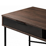 Стол рабочий в стиле лофт с ящиком и нишей для хранения Urban Style Space 2 варинант исполнения - 3 | Loft Concept в Саратове