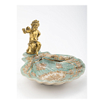 Блюдо с бронзовым ангелом Porcelain Angels of Paradise варинант исполнения - 2 | Loft Concept в Саратове