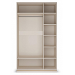 Шкаф трёхдверный с 2-мя зеркальными дверками Satin Furniture варинант исполнения - 2 | Loft Concept в Саратове