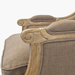 Кресло William Classical Armchair brown flax варинант исполнения - 4 | Loft Concept в Саратове