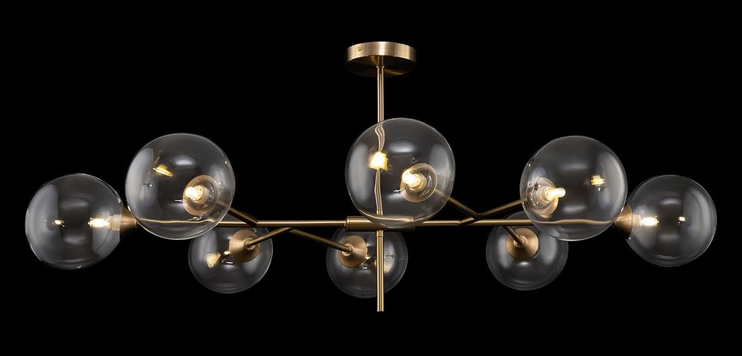 Потолочная люстра Gallotti & Radice Leaf Bronze 8 Потолочная люстра Gallotti & Radice Leaf Bronze 8 - Loft-Concept в Саратове