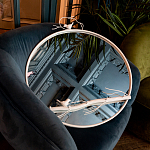 Зеркало настенное в раме белого цвета с декором птица на ветке Mirror Portal варинант исполнения - 3 | Loft Concept в Саратове