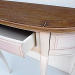 Деревянная консоль с ящиком в стиле прованс Montmartre Provence Connsole Table варинант исполнения - 3 | Loft Concept в Саратове