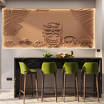 Барельеф OWLS варинант исполнения - 1 | Loft Concept в Саратове