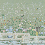 Обои ручная роспись Temple Newsam Mercury Grey варинант исполнения - 1 | Loft Concept в Саратове