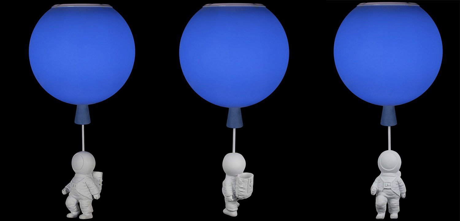 Потолочный светильник Cosmonaut blue ball Потолочный светильник Cosmonaut blue ball - Loft-Concept в Саратове