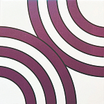 Дизайнерская плитка с узором Мишень варинант исполнения - 2 | Loft Concept в Саратове