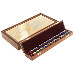 Нарды с гравюрой из натурального камня лазурит Backgammon from Stone варинант исполнения - 3 | Loft Concept в Саратове