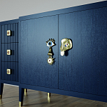 Большой Комод-буфет Elsa Dreams Blue с ящиками варинант исполнения - 2 | Loft Concept в Саратове