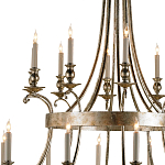 Люстра большая двухъярусная на 30 ламп Grand Chandelier варинант исполнения - 1 | Loft Concept в Саратове