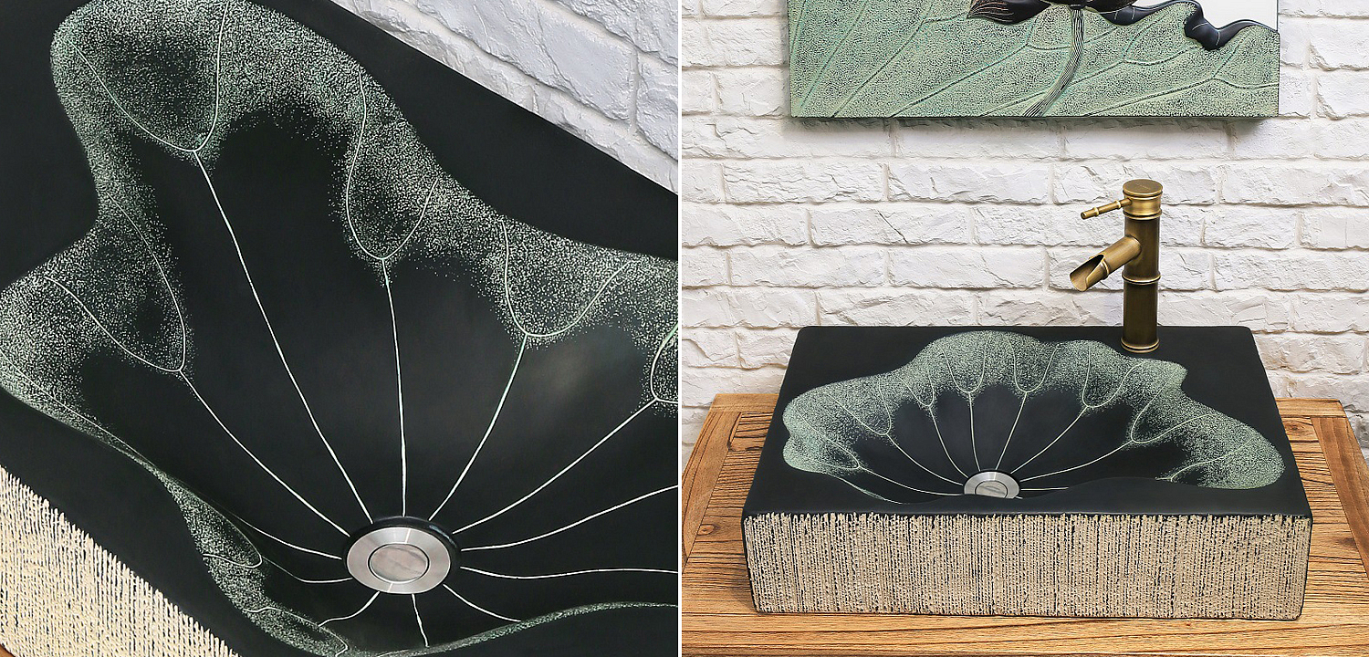 Раковина Lotus Leaf Rectangle Раковина Lotus Leaf Rectangle - Loft-Concept в Саратове